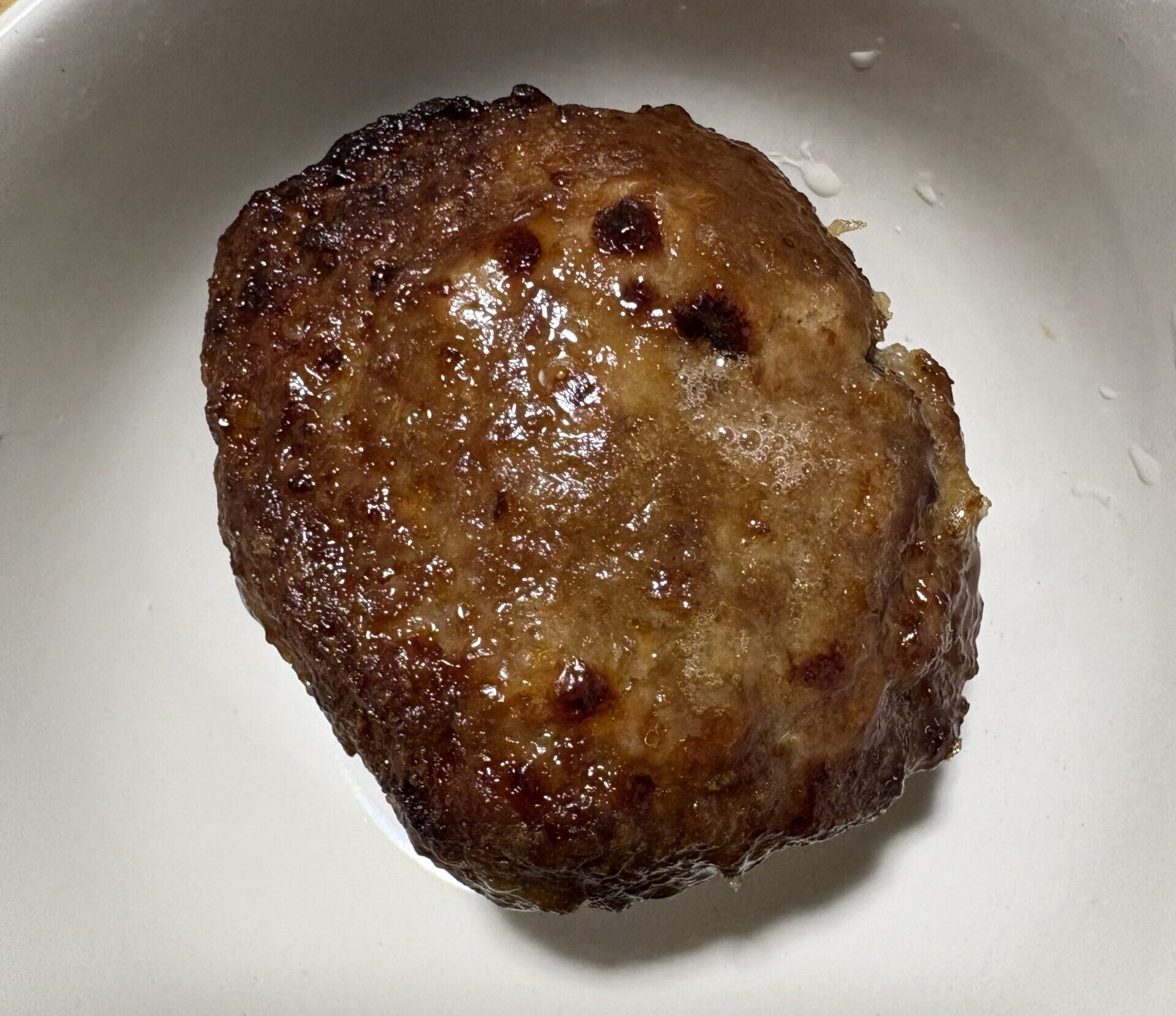 ノンフライヤーで作る冷凍ハンバーグ