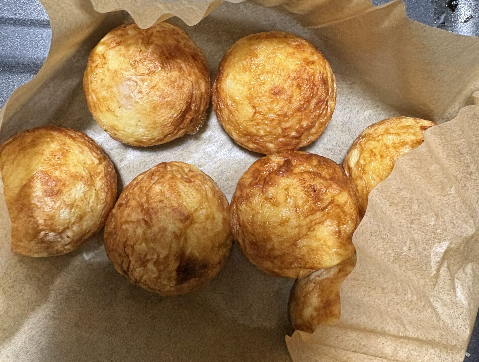 ノンフライヤー焼く冷凍たこ焼き