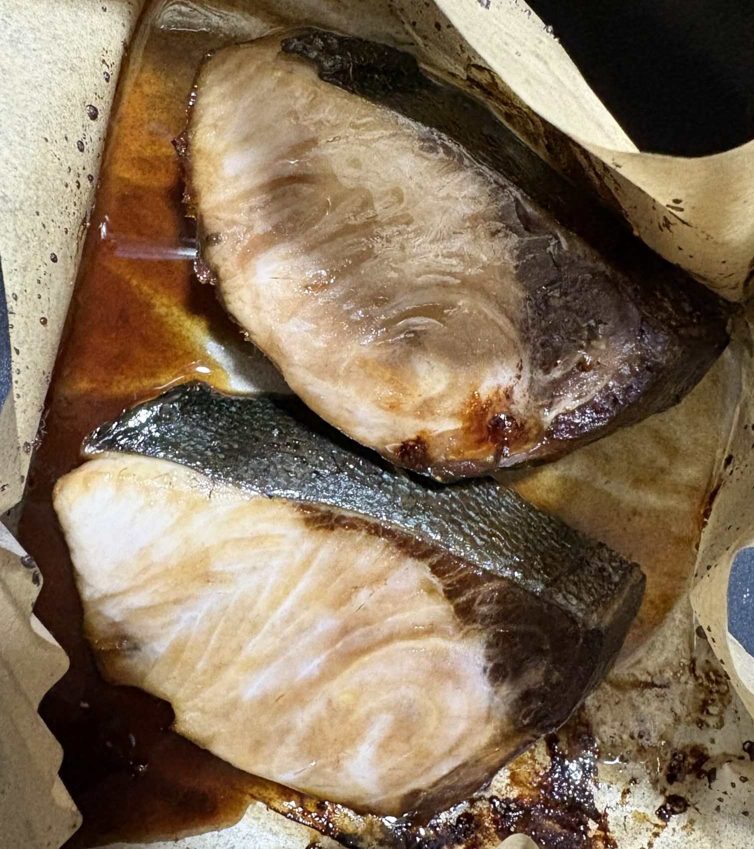 ノンフライヤーで作るぶりの照り焼き